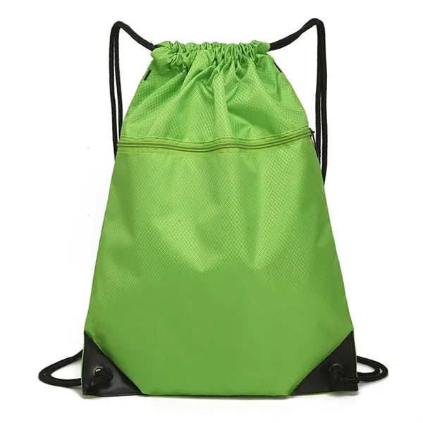 Drawstring Backpack Oxford cloth Water Resistant String Bag
