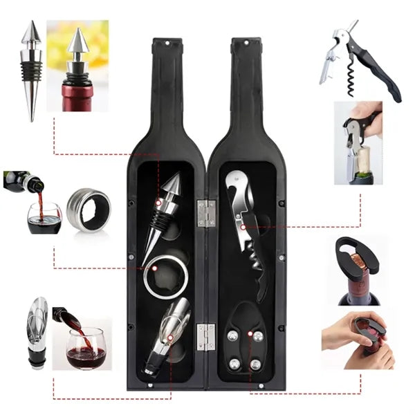 5pcs Wine Bottle Case Tools Set