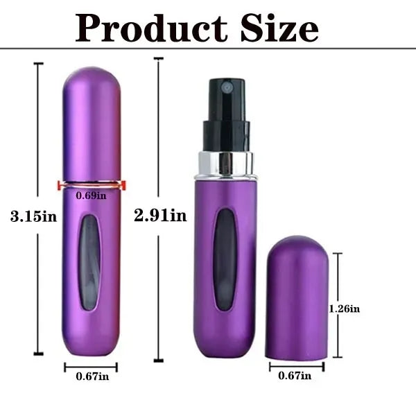 Mini Portable Refillable Perfume Atomizer Bottle