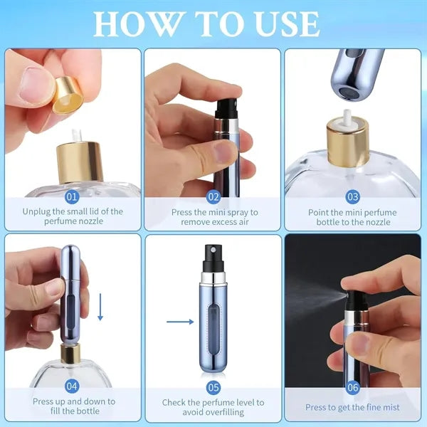 Mini Portable Refillable Perfume Atomizer Bottle
