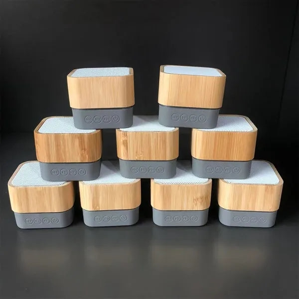 Bamboo Portable Bluetooth Brown Speakers