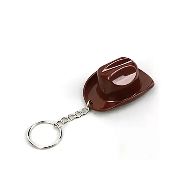 Cowboy Hat Bottle Opener Keychain