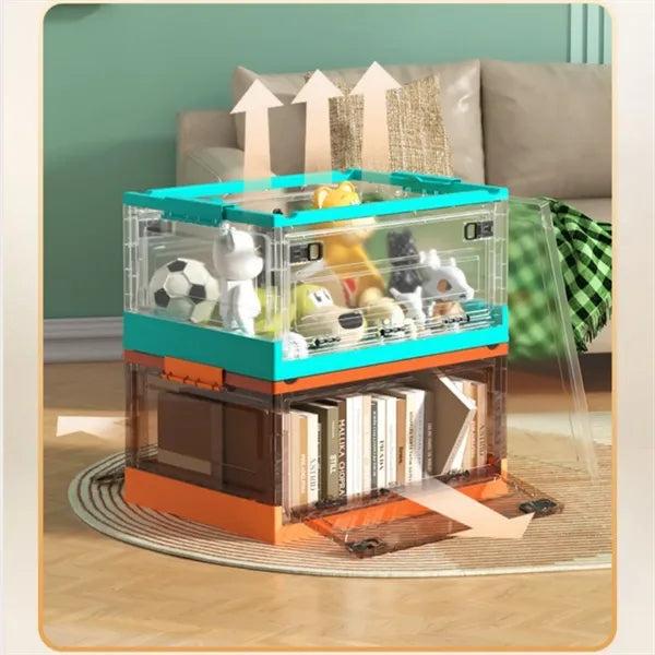 Visual Plastic Folding Storage Box for Home