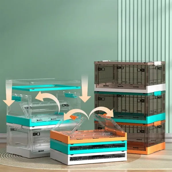 Visual Plastic Folding Storage Box for Home