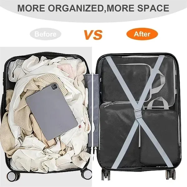 3-Piece Compact Travel Storage Bag
