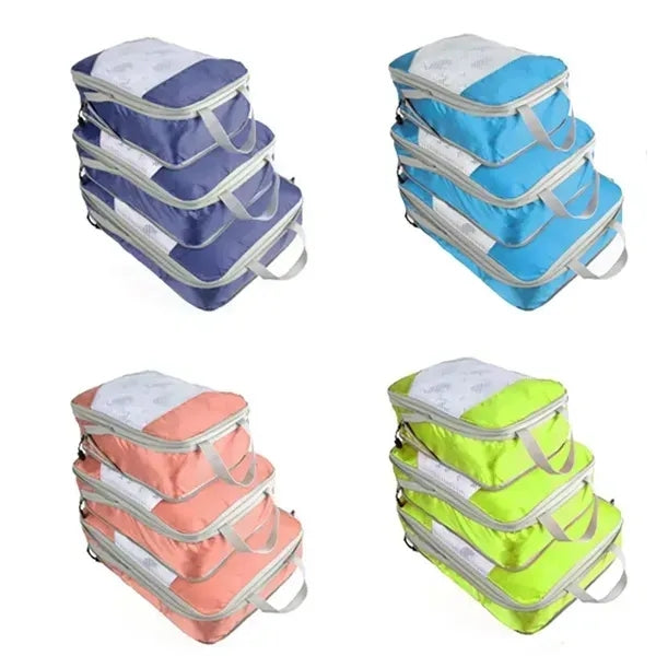 3-Piece Compact Travel Storage Bag
