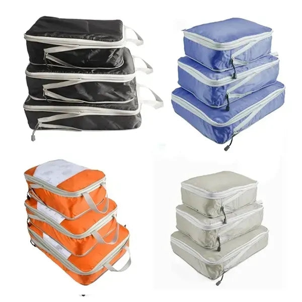 3-Piece Compact Travel Storage Bag