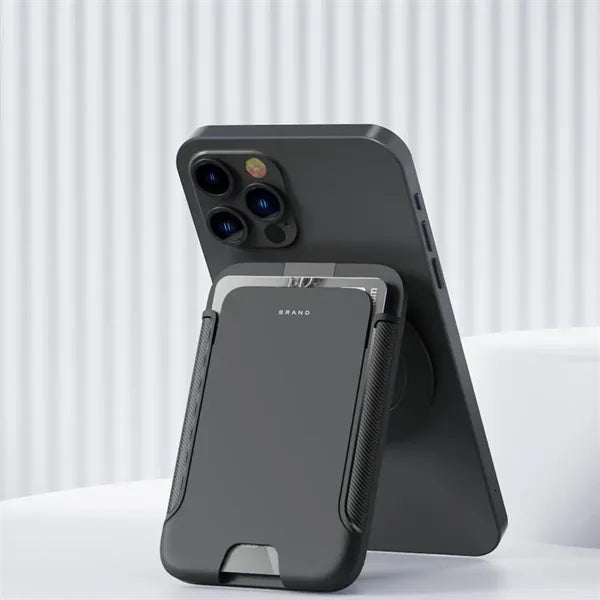 Magnetic Card Holder With Rotating Bracket