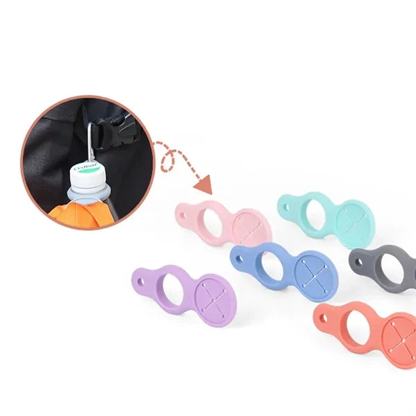 Silicone Water Bottle Carrier With Carabiner