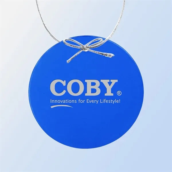 Colored Circle Ornament - Blue