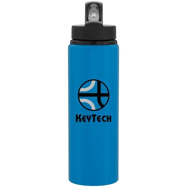 26 oz h2go Virtue Single Wall Aluminum Water Bottle w/Straw