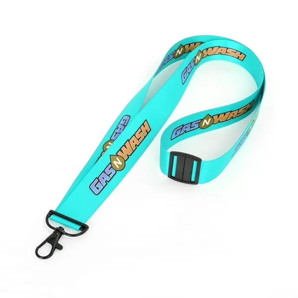 3/4" Lobster Full Color 50D RPET Lanyard - Free Air Shipping