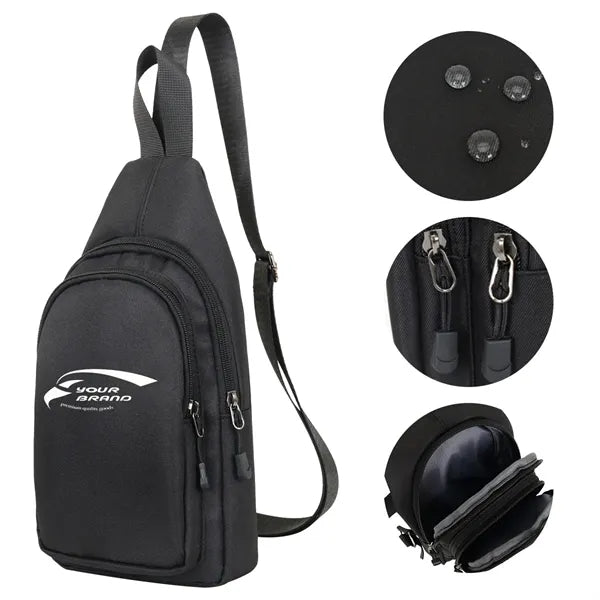 Travel Hiking Sling Crossbody Chest Daypack Fanny Pack Bag