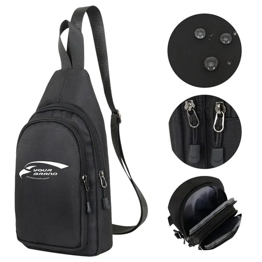 Travel Hiking Sling Crossbody Chest Daypack Fanny Pack Bag