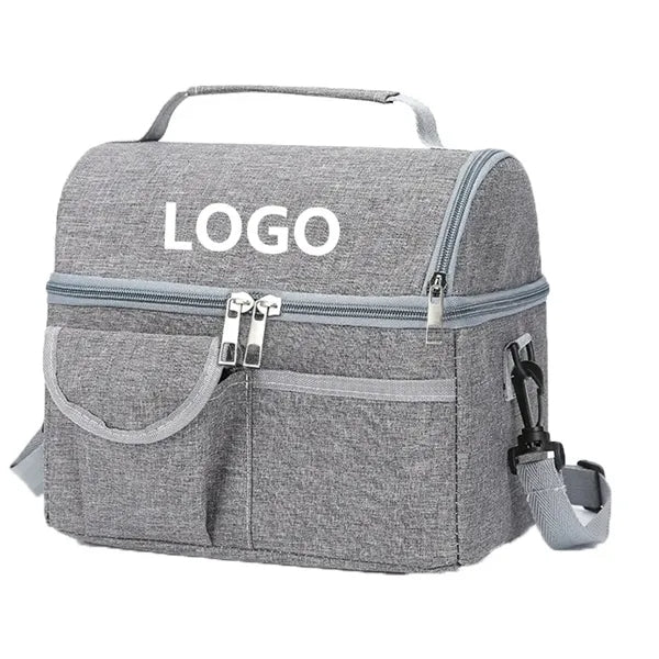 Large Insulated Cooler Lunch Bag with Shoulder Strap