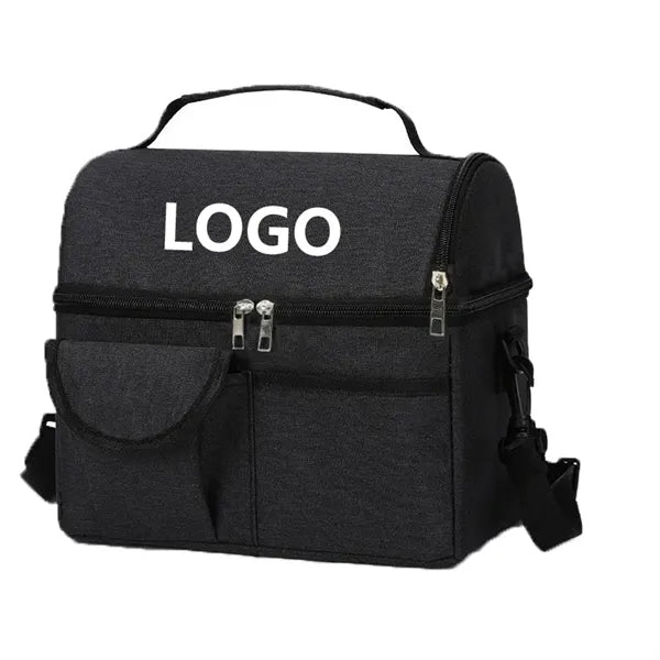 Large Insulated Cooler Lunch Bag with Shoulder Strap