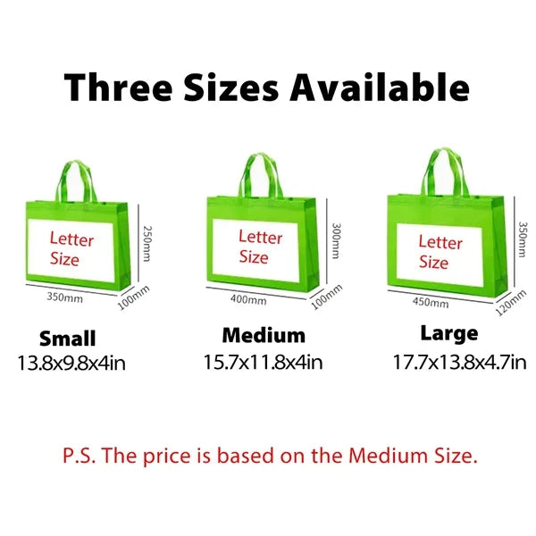 Multi-Sizes Tote Non-Woven Bags for Shopping