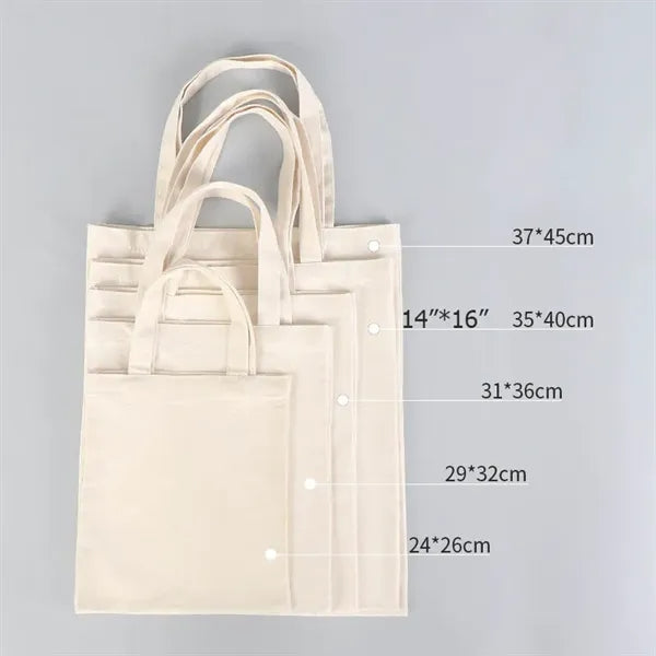 16" Canvas Convention Tote Shopping Bag