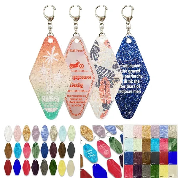 Acrylic Hotel keychain
