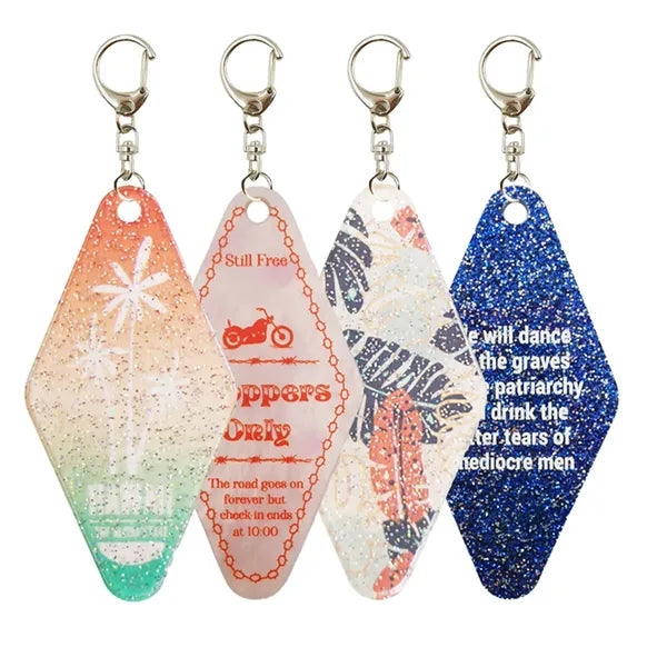Acrylic Hotel keychain