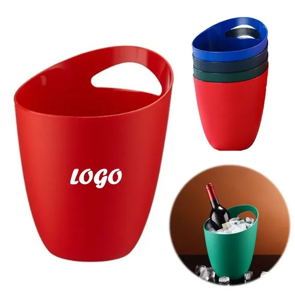 3.5L Plastic Ice Bucket Portable Drinks Tubs