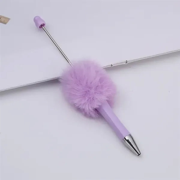 Creative Cute Plush Ball Ballpoint Pen