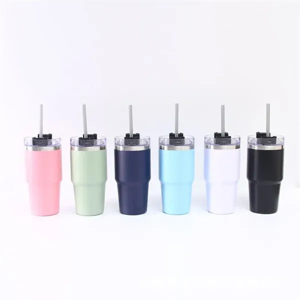20oz Insulated Stainless Steel Thermal Cup with Lid