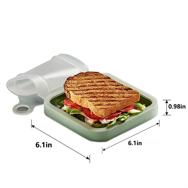 Silicone Sandwich Container for Lunch Boxes