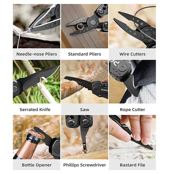 13 in 1 Outdoor Pocket Multitool Knife