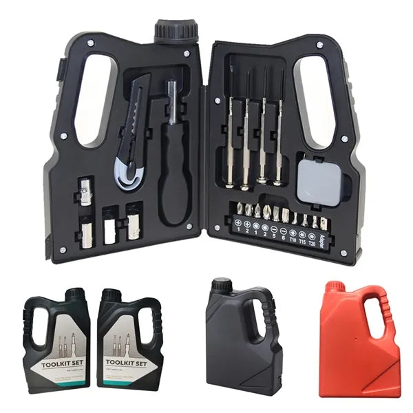 Oil Bottle Shaped Booster Tool Kit (21pcs)