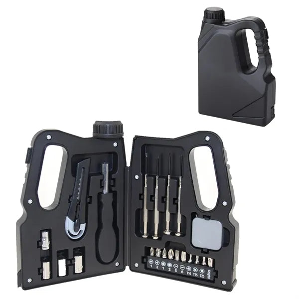 Oil Bottle Shaped Booster Tool Kit (21pcs)