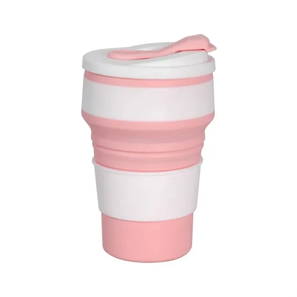 12oz Silicone Collapsible Coffee Cup