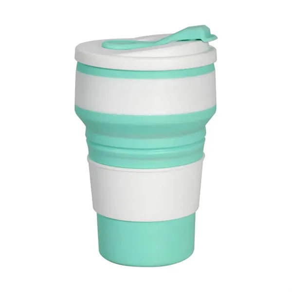 12oz Silicone Collapsible Coffee Cup