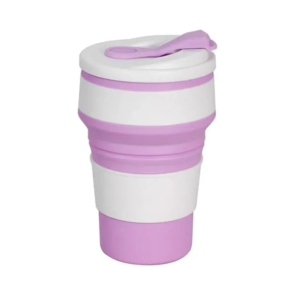 12oz Silicone Collapsible Coffee Cup