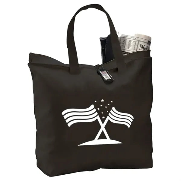 Canvas Zipper Tote