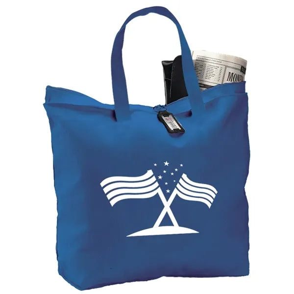 Canvas Zipper Tote