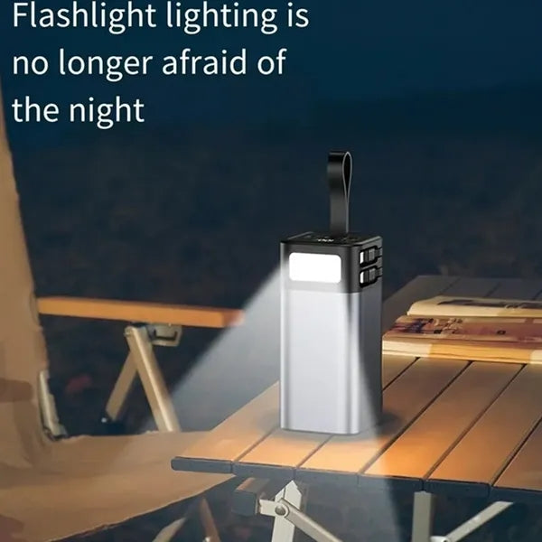 20000mAh Power Bank with Cable Emergency Light