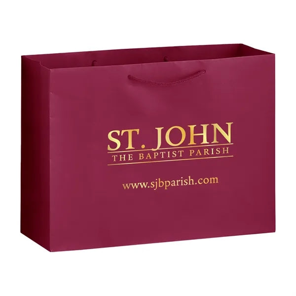 Gloss Laminated Euro Tote Bag - Foil Stamp