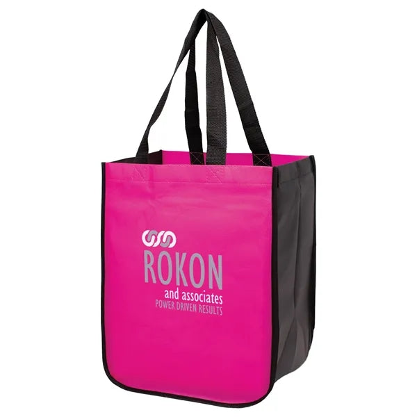 Matte Laminated Designer Tote Bags Curved Corners - Screen