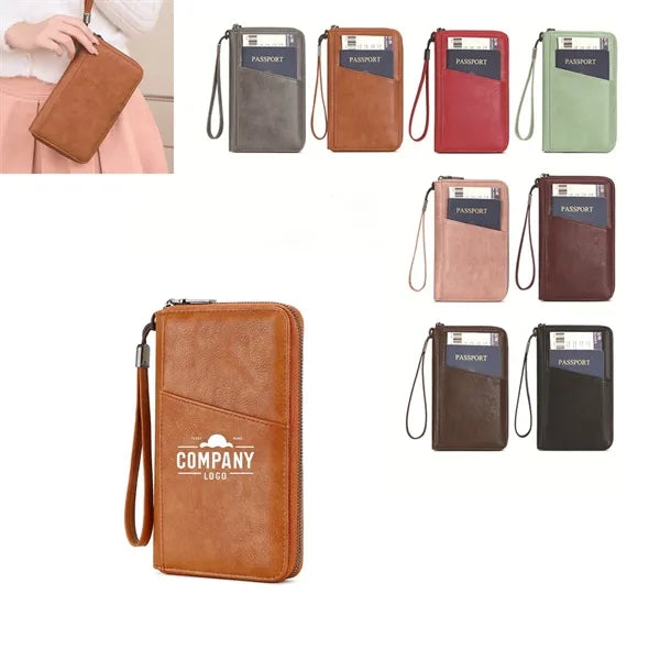 Rfid Travel Document Clutch Bag