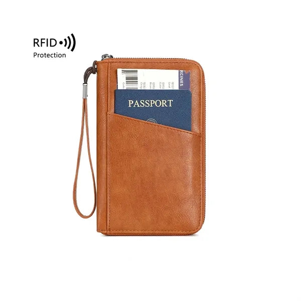 Rfid Travel Document Clutch Bag