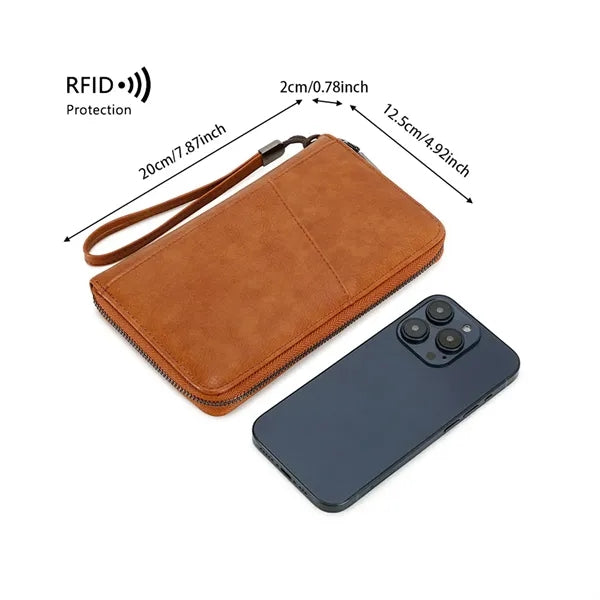 Rfid Travel Document Clutch Bag