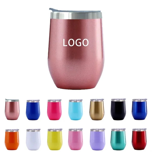 Stainless Steel Stemless Wine Glass
