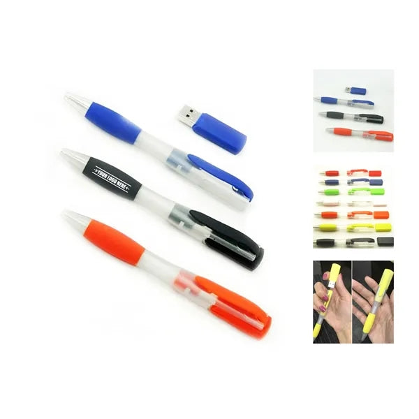 Stylish & Functional 4GB USB Flash Drive Ballpoint Pen