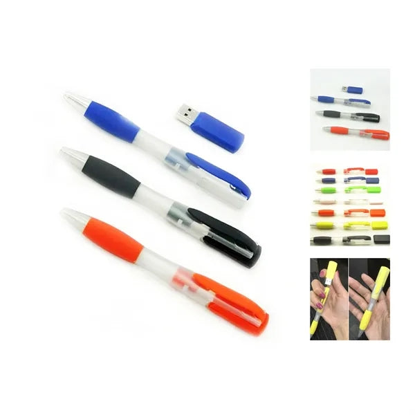 Stylish & Functional 4GB USB Flash Drive Ballpoint Pen