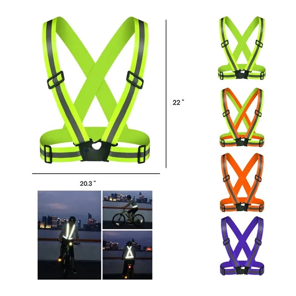 High Visibility Adjustable Safety Vest