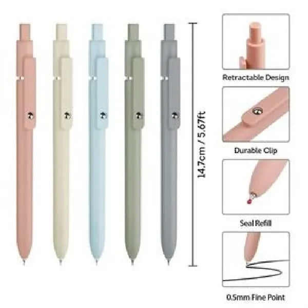 Click-Action Neutral Pen 5-In-1 Set