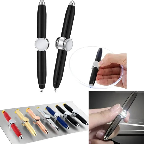 LED Multifunctional Fingertip Gyro Ballpoint Pen