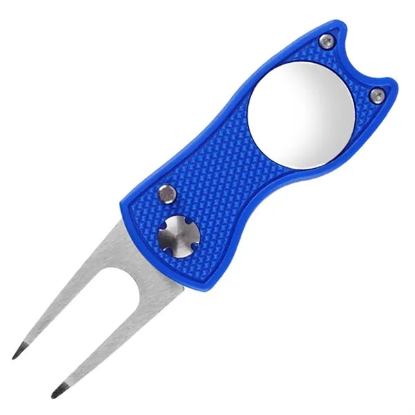 Pop-up Button Golf Divot Tool