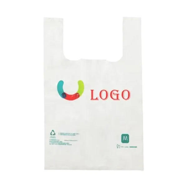 Biodegradable T-Shirt Vest Carry Grocery Bag